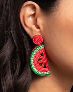 Watermelon Welcome - Red Paparazzi Accessories