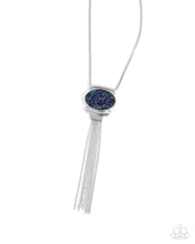 Load image into Gallery viewer, Chained Complication - Blue Paparazzi Accessories
