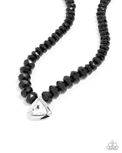 Trailblazing Triangle - Black Paparazzi Accessories