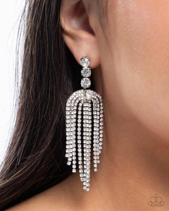 Tapered Twilight - White Paparazzi Accessories