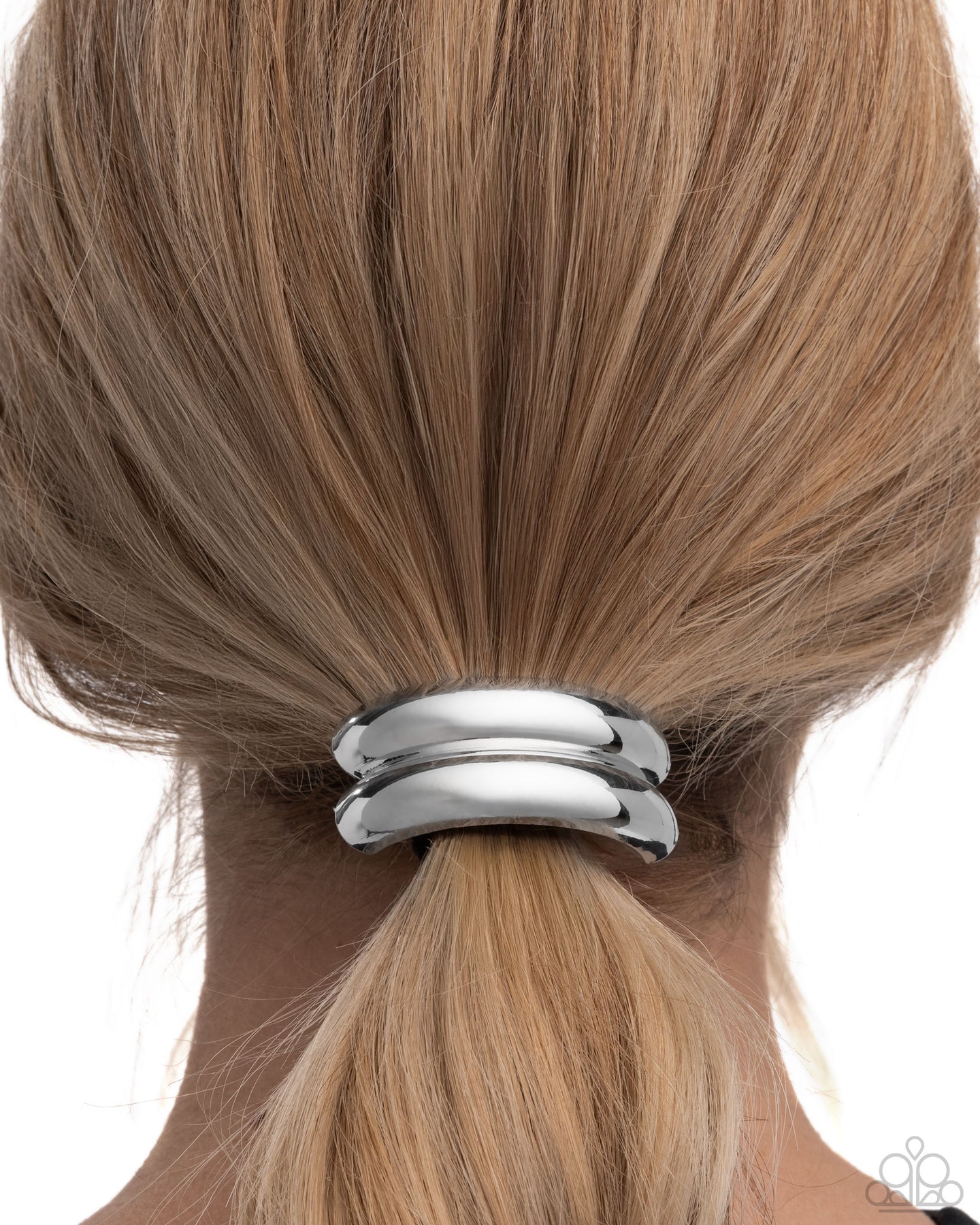 Headlining Hair Toss - Silver Paparazzi Accessories