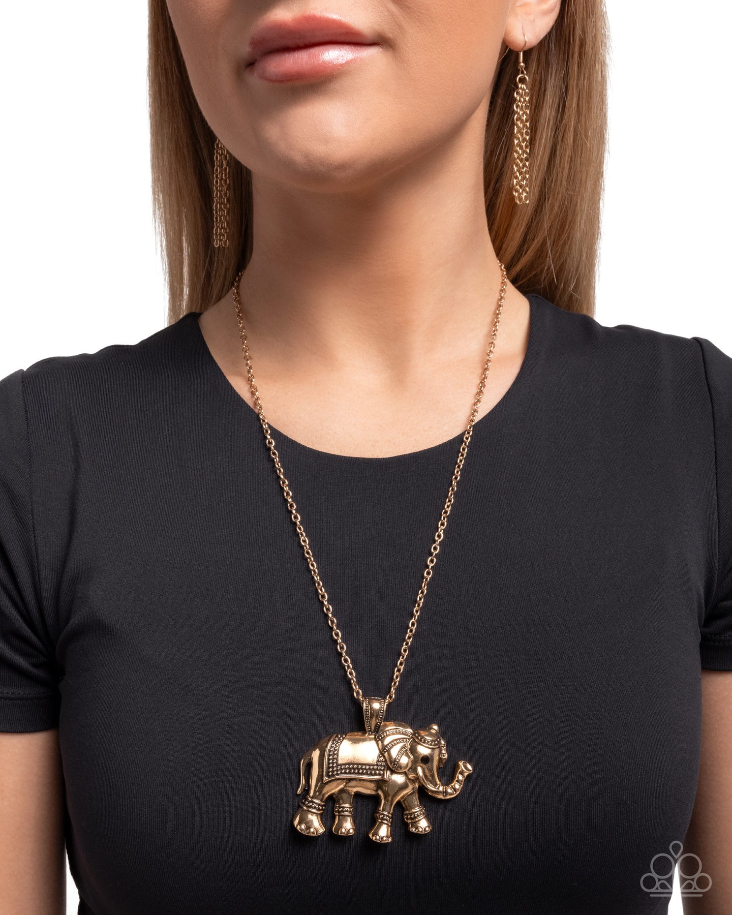 Elaborate Elephant - Gold Paparazzi Accessories