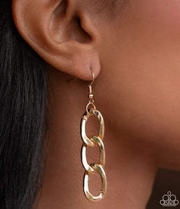 Peak of Pizzazz - gold - Paparazzi necklace