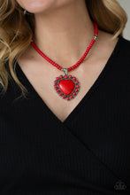 Load image into Gallery viewer, A Heart Of Stone - Red - VJ Bedazzled Jewelry
