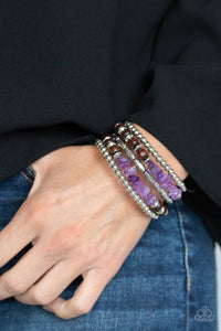 Soul Searching purple - VJ Bedazzled Jewelry