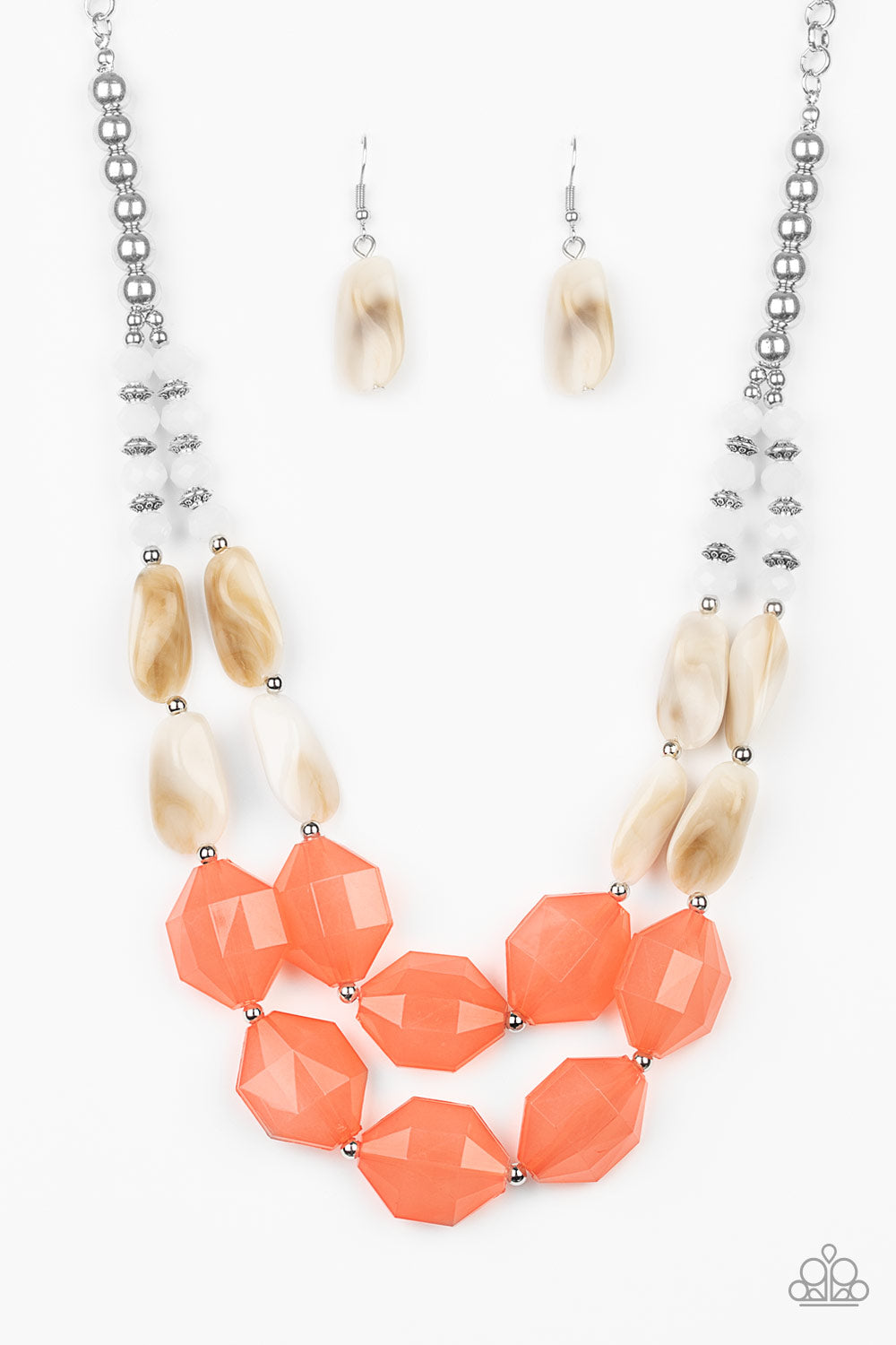 Seacoast Sunset - Orange - VJ Bedazzled Jewelry