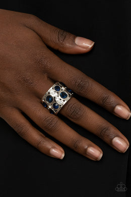 High Roller Royale - Blue - VJ Bedazzled Jewelry