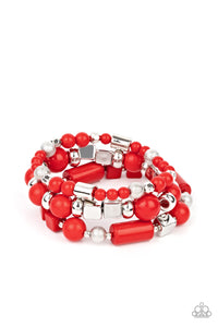 Perfectly Prismatic - Red - VJ Bedazzled Jewelry