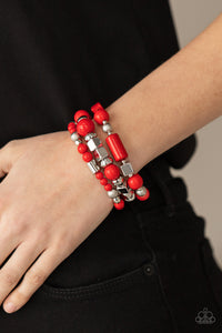 Perfectly Prismatic - Red - VJ Bedazzled Jewelry